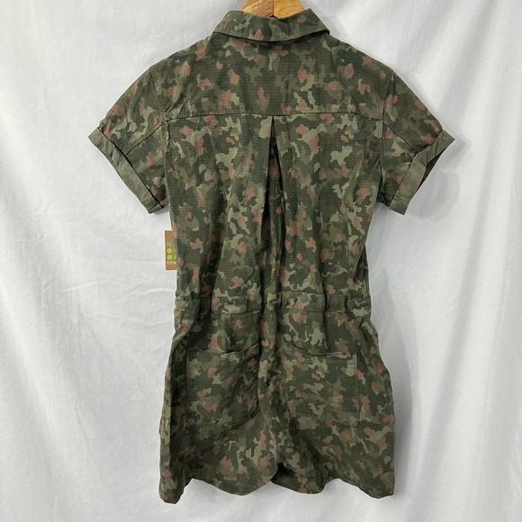 Title‎ Nine Brash Utility Romper Wailea Camo Print XS Women’s - Picture 8 of 11